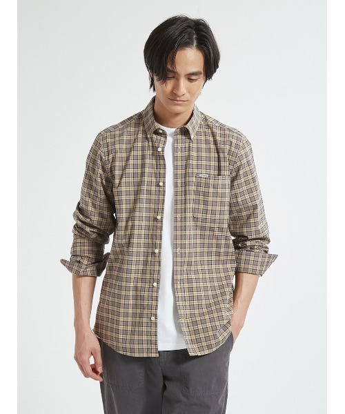 Barbour(バブアー)の「Lomond タータン チェック ボタンダウン シャツ(シャツ/ブラウス・メンズ・グリーン/ベージュ/ライトベージュ/ライトブルー・SMALL/MEDIUM/LARGE/X-LARGE)」の7枚目の写真