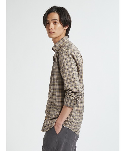 Barbour(バブアー)の「Lomond タータン チェック ボタンダウン シャツ(シャツ/ブラウス・メンズ・グリーン/ベージュ/ライトベージュ/ライトブルー・SMALL/MEDIUM/LARGE/X-LARGE)」の8枚目の写真