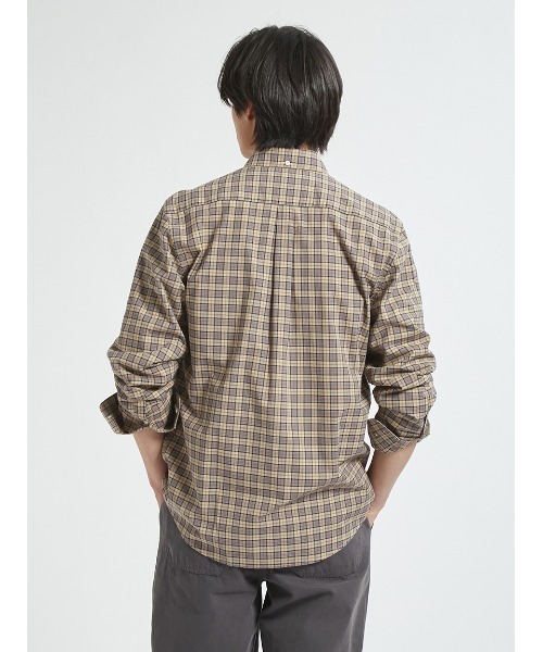 Barbour(バブアー)の「Lomond タータン チェック ボタンダウン シャツ(シャツ/ブラウス・メンズ・グリーン/ベージュ/ライトベージュ/ライトブルー・SMALL/MEDIUM/LARGE/X-LARGE)」の9枚目の写真