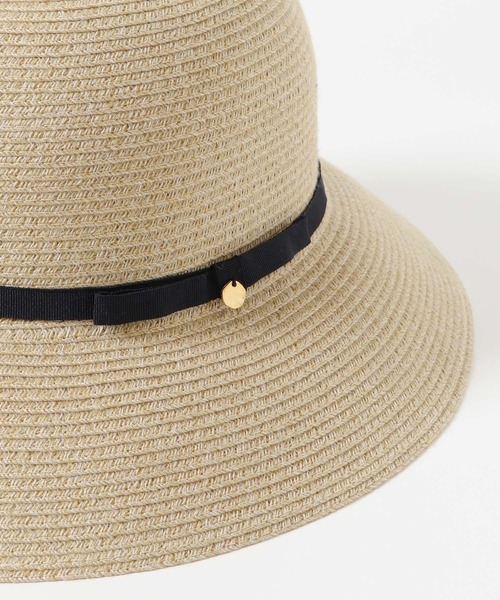 RODE SKO（ロデスコ）の「洗えるたためるリボンハット（ハット・レディース・モカ/ナチュラル・FREE）」の7枚目の写真