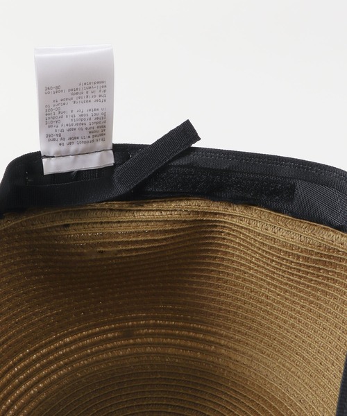 RODE SKO（ロデスコ）の「洗えるたためるリボンハット（ハット・レディース・モカ/ナチュラル・FREE）」の8枚目の写真