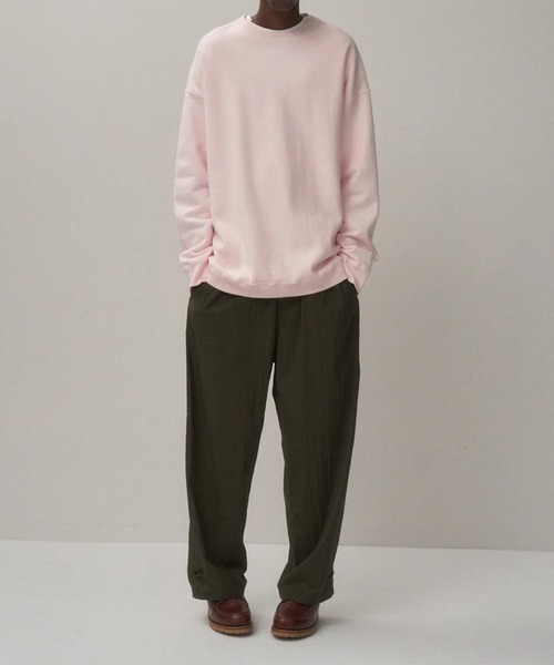 ATON(エイトン)の「【ATON / エイトン】MAT AIRLY NYLON WIDE PANTS(その他パンツ・メンズ・ブラック/カーキ・4)」の3枚目の写真