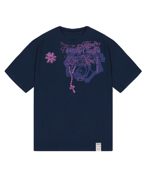 GRAVER（グレーバー）の「[ユニセックス]DOROTHY 半袖Tシャツ_3カラー（Tシャツ/カットソー・レディース・ブラック/ネイビー/ホワイト・SMALL/MEDIUM/LARGE）」の5枚目の写真