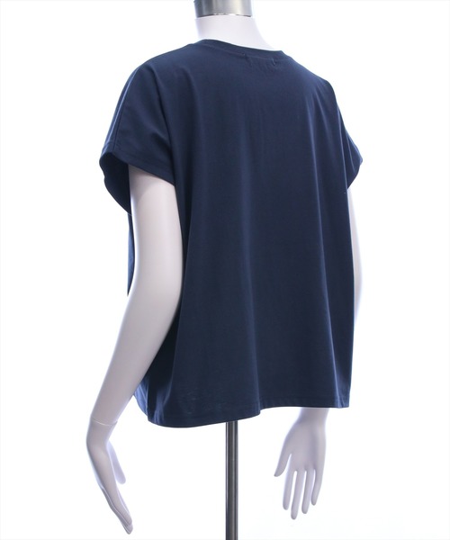 U.S. POLO ASSN.(ユーエスポロアッスン)の「【U.S. POLO ASSN.】clear 別注 フレンチスリーブTシャツ(Tシャツ/カットソー・レディース・ネイビー/ミント/オフホワイト・F)」の18枚目の写真