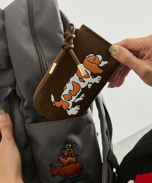KEN NAKAYAMA×ear コラボミニウォレット KEN NAKAYAMA×ear】コラボミニウォレット/折り財布《本革》（財布