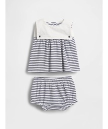 GAP（ギャップ）の「オーガニックコットン セーラーコーデセット (ベビー)（セットアップ）」