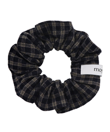 DISCHORDSOUND（ディスコードサウンド）の「ミニチェックヘアスクランチ [ネイビー]（シュシュ）」