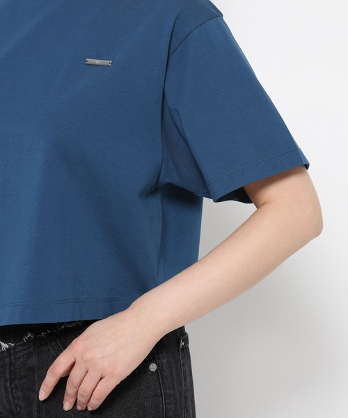 HARE（ハレ）の「アシメムジTシャツ(HARE)（Tシャツ/カットソー・レディース・ホワイト/ブラック/ブルー・FREE）」の19枚目の写真