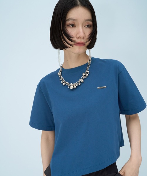 HARE（ハレ）の「アシメムジTシャツ(HARE)（Tシャツ/カットソー・レディース・ホワイト/ブラック/ブルー・FREE）」の13枚目の写真