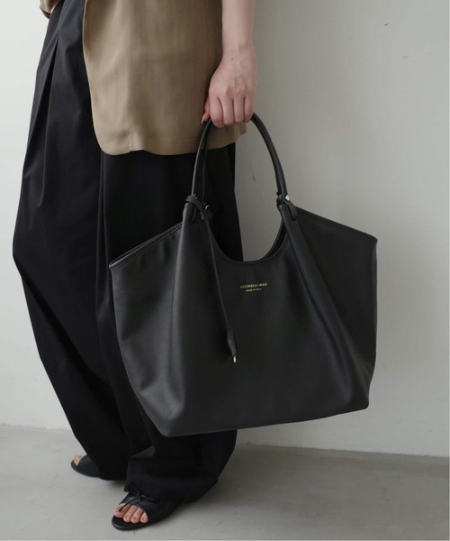 SLOBE IENA(スローブイエナ)の「《WEB限定/追加7》ANTONELLO MASI SLOBE別注 レザートートバッグ(トートバッグ・レディース・ブラック・FREE)」の4枚目の写真