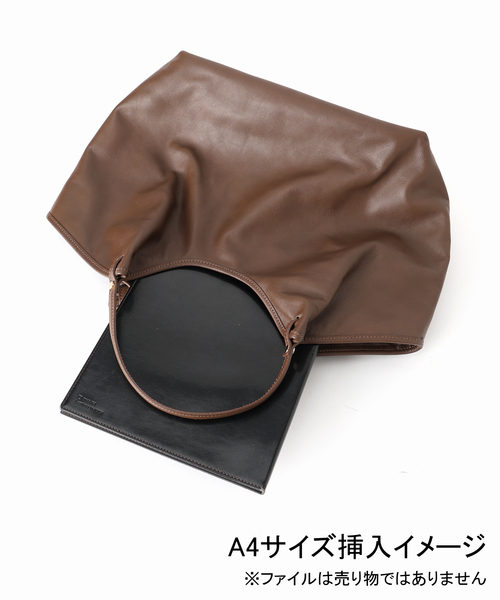 SLOBE IENA(スローブイエナ)の「《WEB限定/追加7》ANTONELLO MASI SLOBE別注 レザートートバッグ(トートバッグ・レディース・ブラック・FREE)」の21枚目の写真
