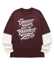 レイヤード BRIGHTEST STAR ロングスリーブ (VVLL0221) バーガンディ