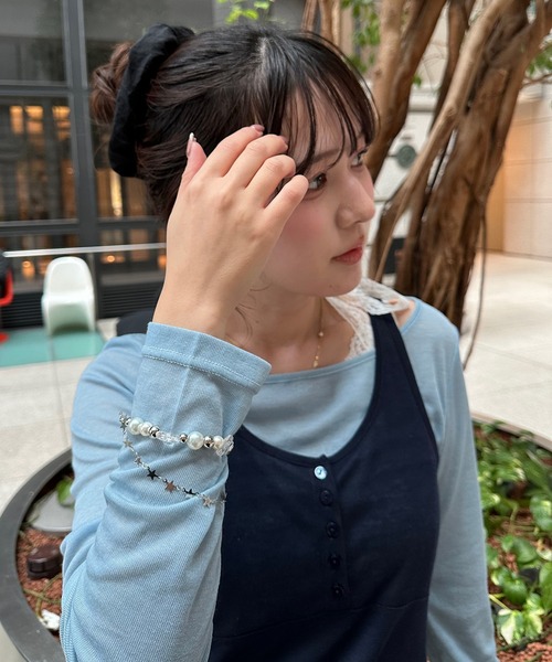 kutir(クティール)の「kutirlune/スターブレスレット(ブレスレット・レディース・シルバー・FREE)」の3枚目の写真