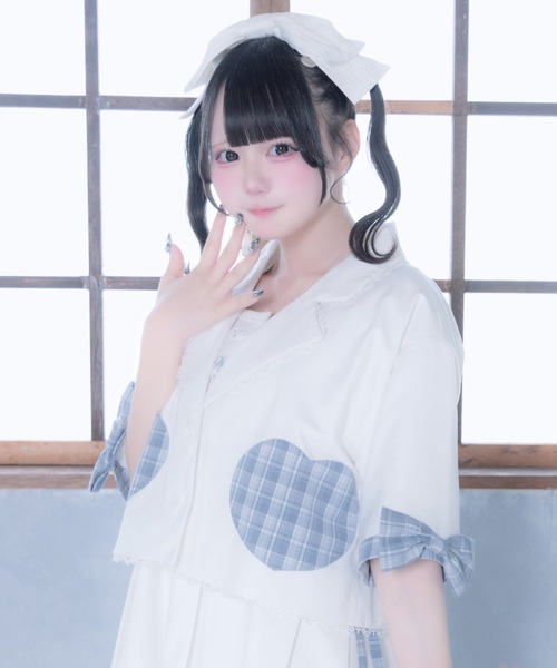 Whinny(ホワイニー)の「Whinny/《セットアップ可能♪》超ずっきゅんジャケット(テーラードジャケット・レディース・ブラック/グレー/ホワイト・FREE)」の2枚目の写真