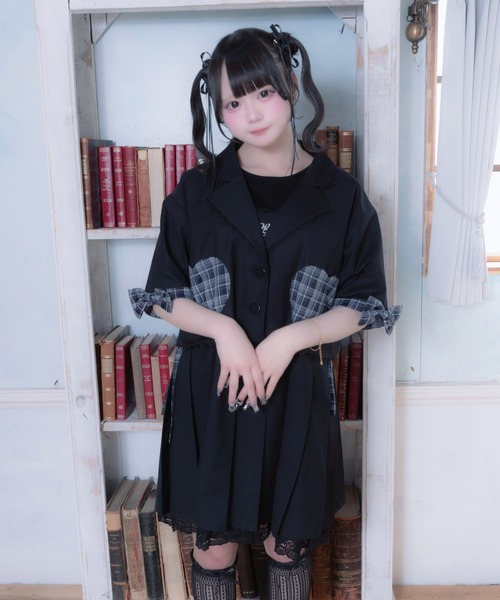 Whinny(ホワイニー)の「Whinny/《セットアップ可能♪》超ずっきゅんジャケット(テーラードジャケット・レディース・ブラック/グレー/ホワイト・FREE)」の16枚目の写真