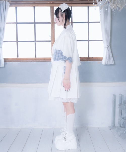 Whinny(ホワイニー)の「Whinny/《セットアップ可能♪》超ずっきゅんジャケット(テーラードジャケット・レディース・ブラック/グレー/ホワイト・FREE)」の13枚目の写真