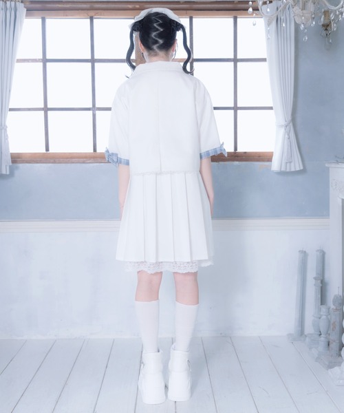 Whinny(ホワイニー)の「Whinny/《セットアップ可能♪》超ずっきゅんジャケット(テーラードジャケット・レディース・ブラック/グレー/ホワイト・FREE)」の14枚目の写真