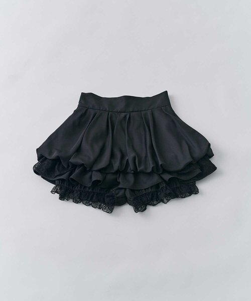 OLIVE des OLIVE(オリーブデオリーブ)の「【Belle Charme】Balloon Lace Mini Skirt(スカート・レディース・ブラック/オフホワイト/ベージュ・FREE)」の11枚目の写真