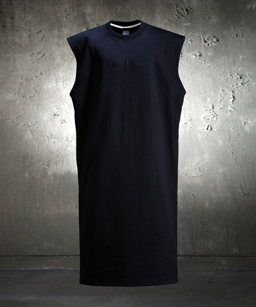 KIRTIMUKHA(キールティムカ)の「刺繍ロングノースリーブTシャツブラック(Tシャツ/カットソー・メンズ・その他・FREE)」の1枚目の写真