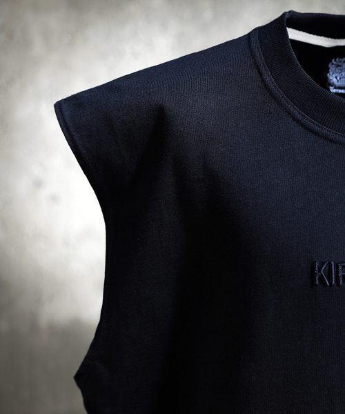 KIRTIMUKHA(キールティムカ)の「刺繍ロングノースリーブTシャツブラック(Tシャツ/カットソー・メンズ・その他・FREE)」の3枚目の写真