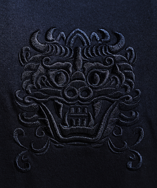 KIRTIMUKHA(キールティムカ)の「刺繍ロングノースリーブTシャツブラック(Tシャツ/カットソー・メンズ・その他・FREE)」の7枚目の写真