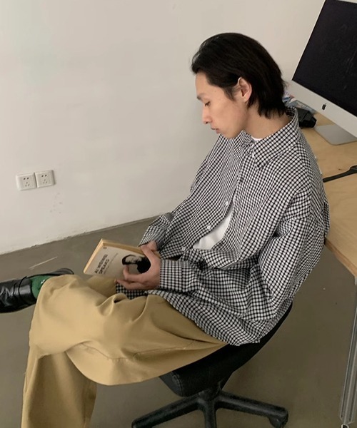 Ressaca（レサーカ）の「ワイドシルエットフロントボタンタックパンツ（その他パンツ・レディース・ブラック/ベージュ・L/XL/M）」の12枚目の写真