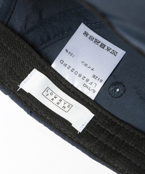LOWRYS FARM（ローリーズファーム）の「カラーロゴジェットＣＡＰ  675907（キャップ・レディース・ネイビー/ブラウン/オフホワイト・FREE）」の14枚目の写真