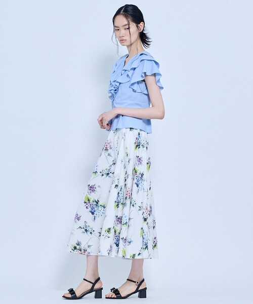 TOCCA(トッカ)の「HYDRANGEA PRISM スカート(スカート・レディース・アイボリー系5/ブラック系5・0/4)」の14枚目の写真