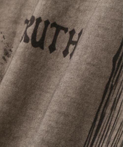 DANKE SCHON（ダンケシェーン）の「DankeSchon/ダンケシェーン/SPRAY BURN S/S TEE CROSS（Tシャツ/カットソー・メンズ・グレー・L/M）」の8枚目の写真