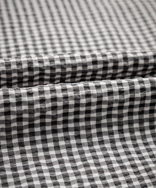 THE NORTH FACE(ザノースフェイス)の「THE NORTH FACE ザ・ノースフェイス M'S TRAVELER CHECK S/S SHIRTS ワンポイントロゴ刺繍ギンガムチェック柄半袖シャツ(シャツ/ブラウス・メンズ・レッド/チャコール/ブルー・M/XL/L)」の7枚目の写真
