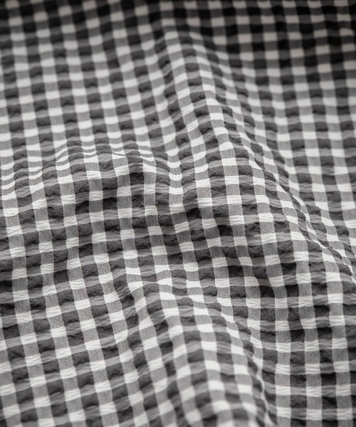 THE NORTH FACE(ザノースフェイス)の「THE NORTH FACE ザ・ノースフェイス M'S TRAVELER CHECK S/S SHIRTS ワンポイントロゴ刺繍ギンガムチェック柄半袖シャツ(シャツ/ブラウス・メンズ・レッド/チャコール/ブルー・M/XL/L)」の8枚目の写真