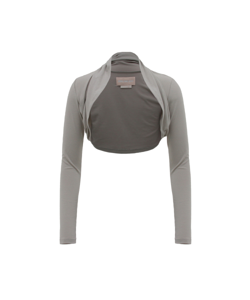 oddoneout(オッドワンアウト)の「BALLERINA DRAPE CARDIGAN LIGHT KHAKI(カーディガン/ボレロ・レディース・その他・FREE)」の1枚目の写真