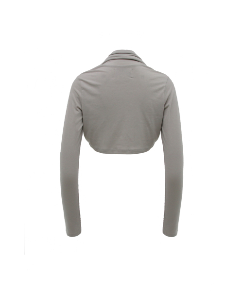 oddoneout(オッドワンアウト)の「BALLERINA DRAPE CARDIGAN LIGHT KHAKI(カーディガン/ボレロ・レディース・その他・FREE)」の2枚目の写真