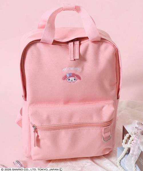 セール】Sanrio（サンリオ）キャラクターワンポイント刺繍スクエア