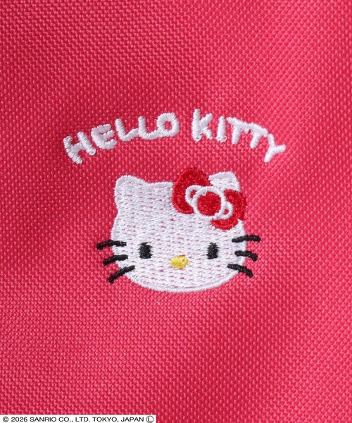 sanrio（サンリオ）の「Sanrio（サンリオ）キャラクターワンポイント刺繍スクエアリュックサック/レディース 通学 推し活バッグ（バックパック/リュック・レディース・サックスブルー/パープル/レッド/ピンク・FREE）」の12枚目の写真