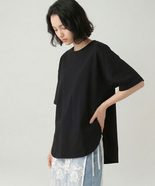 GLOBAL WORK(グローバルワーク)の「ジョーゼットプルオーバー半袖/658165(Tシャツ/カットソー・レディース・オフホワイト/ネイビー/ブラック・MEDIUM/LARGE)」の10枚目の写真