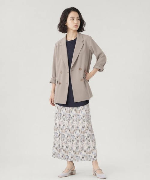 GLOBAL WORK(グローバルワーク)の「ジョーゼットプルオーバー半袖/658165(Tシャツ/カットソー・レディース・オフホワイト/ネイビー/ブラック・MEDIUM/LARGE)」の14枚目の写真