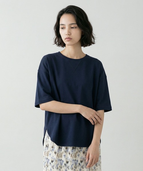 GLOBAL WORK(グローバルワーク)の「ジョーゼットプルオーバー半袖/658165(Tシャツ/カットソー・レディース・オフホワイト/ネイビー/ブラック・MEDIUM/LARGE)」の19枚目の写真