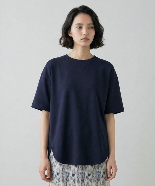 GLOBAL WORK(グローバルワーク)の「ジョーゼットプルオーバー半袖/658165(Tシャツ/カットソー・レディース・オフホワイト/ネイビー/ブラック・MEDIUM/LARGE)」の20枚目の写真