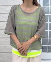 Q | メッシュプルオーバー(Tシャツ/カットソー)