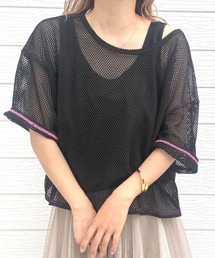 Q | メッシュプルオーバー(Tシャツ/カットソー)