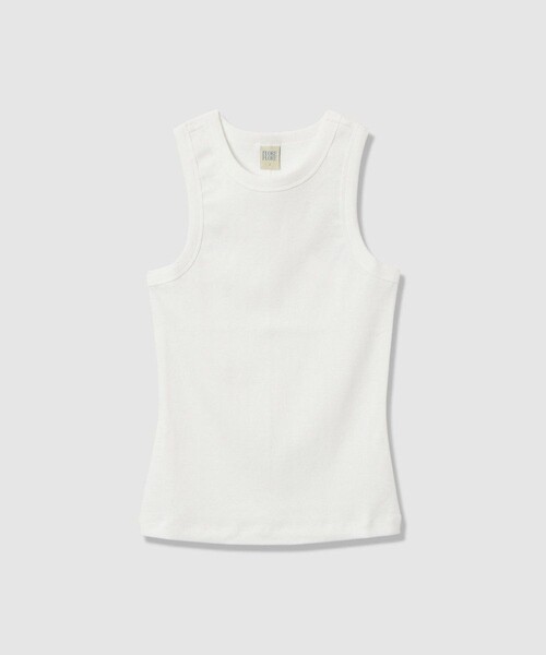 allureville(アルアバイル)の「【FLORE FLORE(フローレフローレ)】HANNAH TANK(Tシャツ/カットソー・レディース・ライトブルー/ホワイト/ピンク・1)」の2枚目の写真