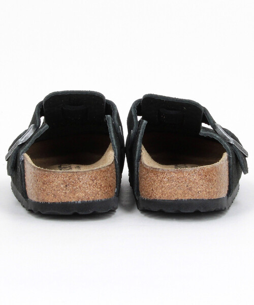 FREAK'S STORE（フリークスストア）の「BIRKENSTOCK/ビルケンシュトック Boston LEVE narrow[36～38サイズ展開]/ボストンスエードレザーシューズ/ナローフィット（サンダル・レディース・ブラック/ベージュ・38/36/37）」の5枚目の写真