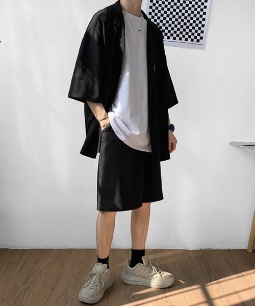 KELVIN(ケルヴァン)の「Minimal Relax Setup ミニマルリラックスセットアップ(セットアップ・メンズ・ブラック・MEDIUM/LARGE)」の3枚目の写真