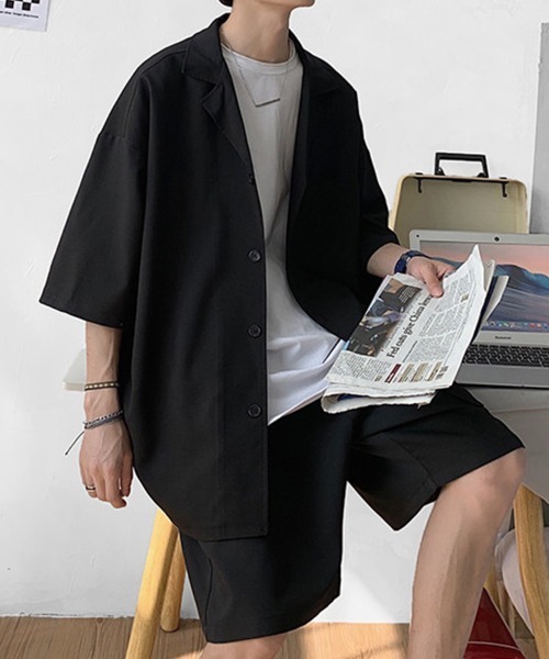 KELVIN(ケルヴァン)の「Minimal Relax Setup ミニマルリラックスセットアップ(セットアップ・メンズ・ブラック・MEDIUM/LARGE)」の8枚目の写真