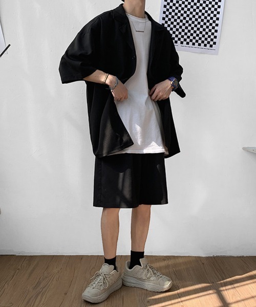 KELVIN(ケルヴァン)の「Minimal Relax Setup ミニマルリラックスセットアップ(セットアップ・メンズ・ブラック・MEDIUM/LARGE)」の9枚目の写真
