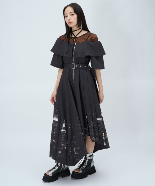 HARE(ハレ)の「2WAYオフショルイレヘムワンピース(HARE)(ワンピース・レディース・ピンク/ブラック/グレー/ブラック系その他・FREE)」の22枚目の写真