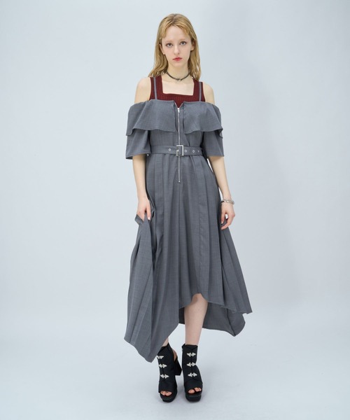 HARE(ハレ)の「2WAYオフショルイレヘムワンピース(HARE)(ワンピース・レディース・ピンク/ブラック/グレー/ブラック系その他・FREE)」の19枚目の写真