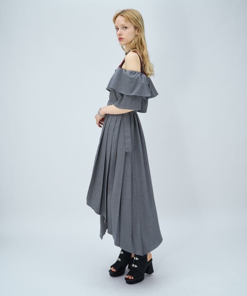HARE(ハレ)の「2WAYオフショルイレヘムワンピース(HARE)(ワンピース・レディース・ピンク/ブラック/グレー/ブラック系その他・FREE)」の20枚目の写真