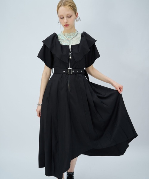 HARE(ハレ)の「2WAYオフショルイレヘムワンピース(HARE)(ワンピース・レディース・ピンク/ブラック/グレー/ブラック系その他・FREE)」の12枚目の写真